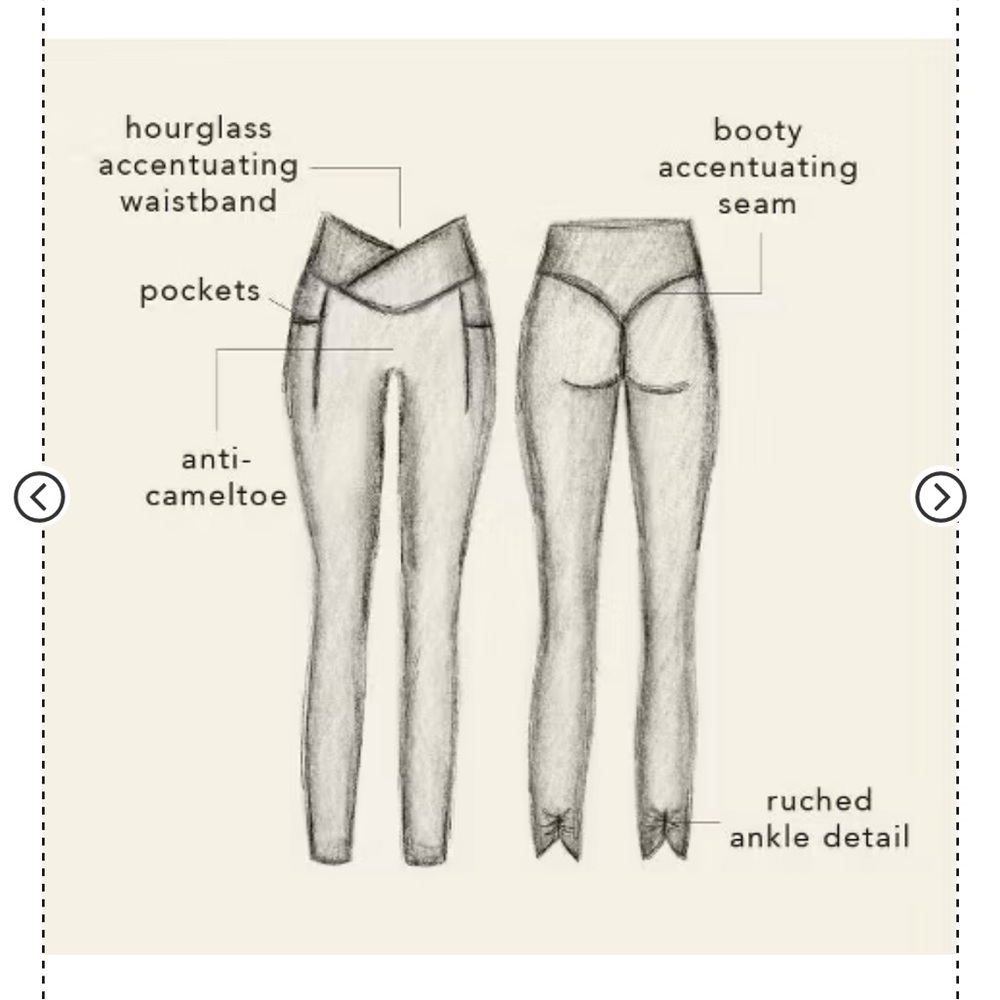 Blogilates Black Crossover Waist Leggings - Picture 4 of 8